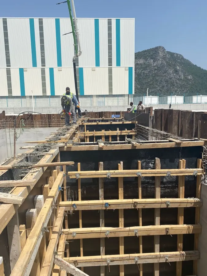 Shear wall concrete